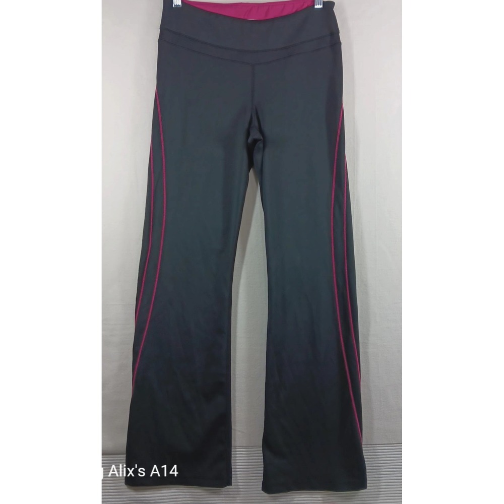 New Balance Dry Womens Leggings Flared Pocket  Black Sz Medium Gym Training Yoga